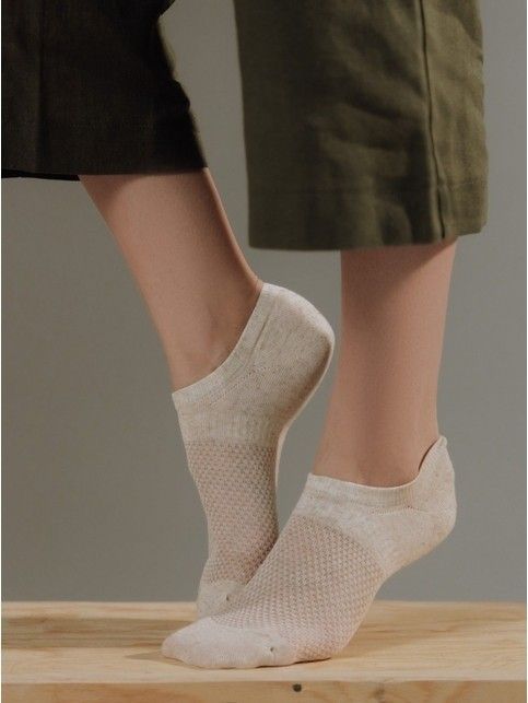Ультракороткие носки со льном