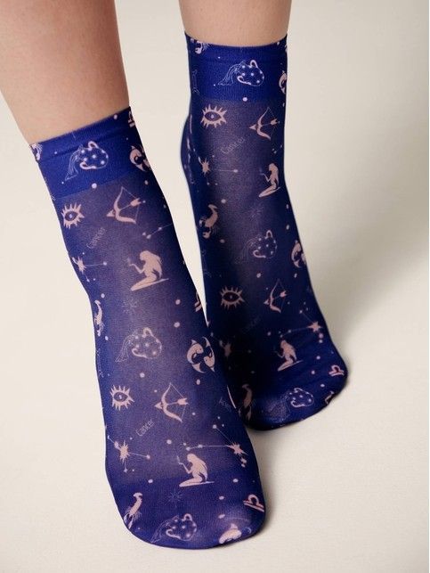 Носки с рисунком «Horoscope»