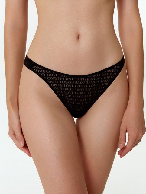 Трусы танга из сеточки с эластичной тесьмой по бокам LTA 3173 - купить в интернет-магазине Conte