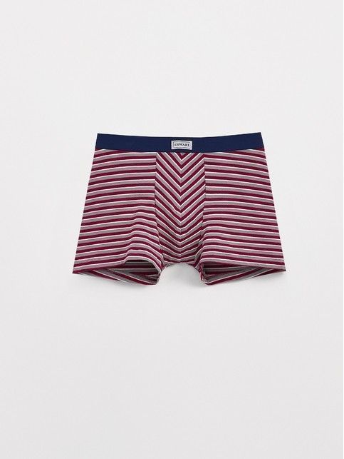 Трусы-шорты из хлопка в полоску BASIC MSH 2956