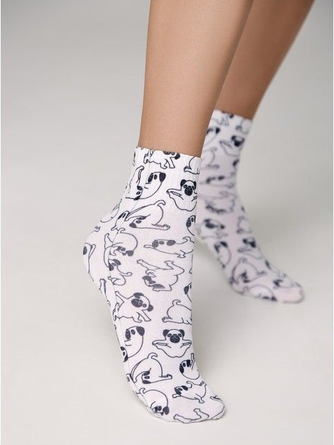 Укороченные носки с хлопком «Pug»