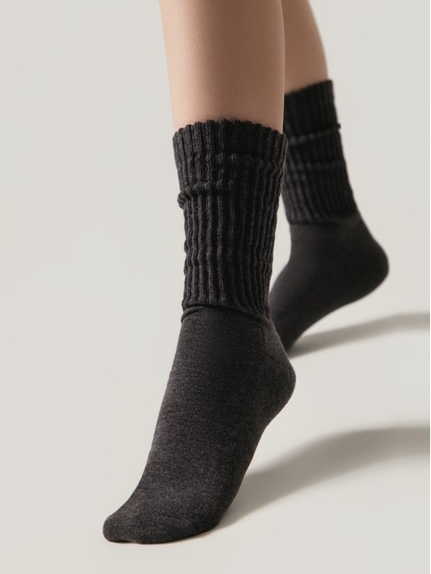 Тёплые носки из хлопка с махровой стопой COMFORT