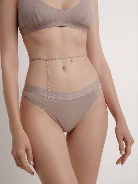 Трусы «бразилиана» со средней линией талии TIE DYE RIB LBR 1917