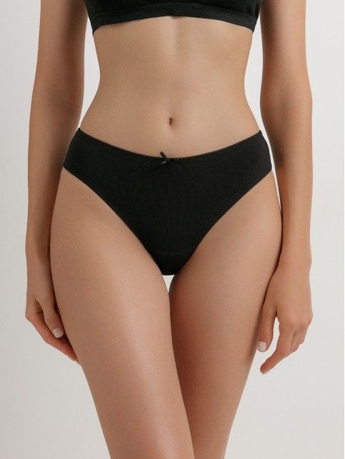 Трусы «бикини» из хлопка с бантиком BASIC COLLECTION LB 5007