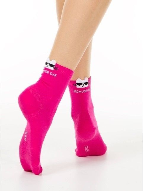 Носки с пикотом «Cat»