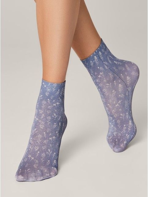 Сияющие носки с рисунком «Wildflowers»