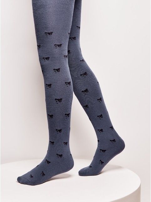 Колготки SOF-TIKI (махровые внутри) с рисунками