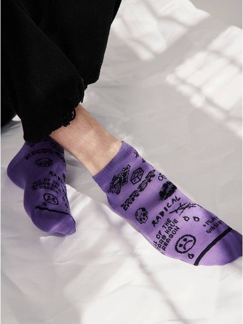 Укороченные носки из хлопка «Signs»