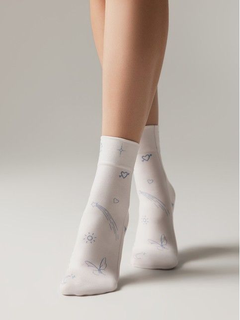 Плотные носки с рисунком «Forever» - купить в интернет-магазине Conte