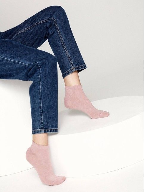 Носки FANTASY из премиальной смесовой пряжи с модалом, шелком и кашемиром