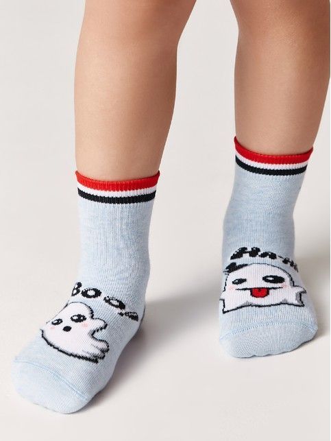 Хлопковые носки с веселыми рисунками "Веселые ножки", модель 466