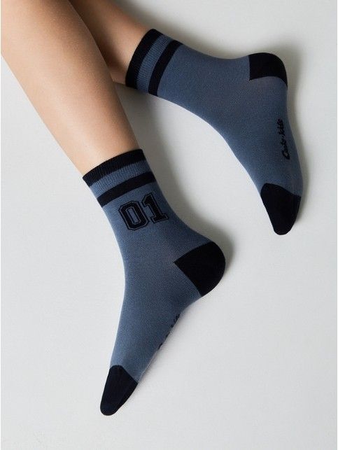 Хлопковые носки с рисунком “01”