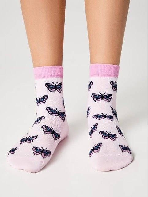 Хлопковые носки TIP-TOP с рисунком "Бабочки"