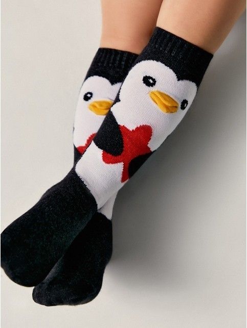 Хлопковые гольфы TIP-TOP с забавными мордашками, модель 045