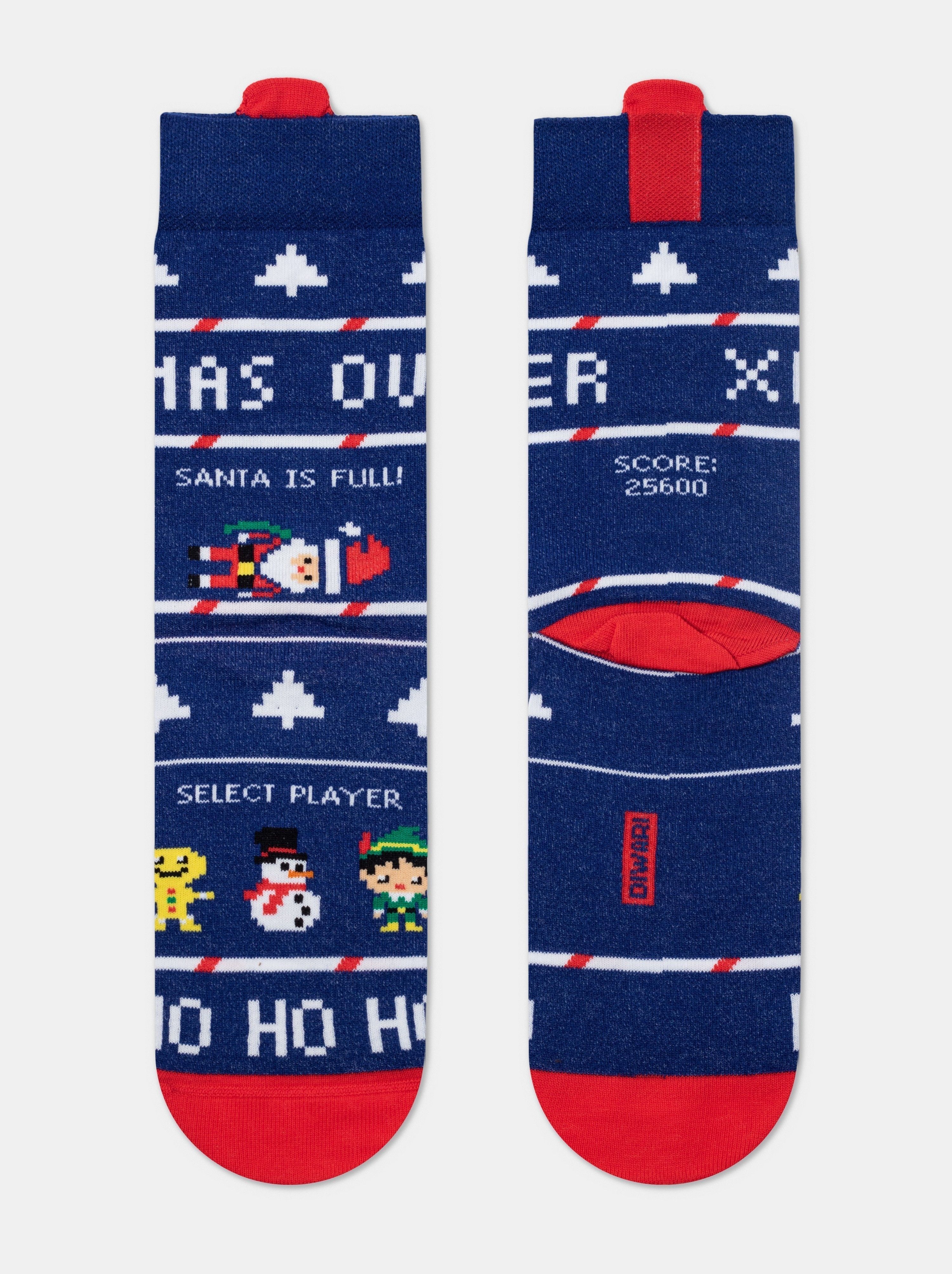 

Носки мужские ⭐️ Новогодние носки «Xmas player» ⭐️, Синий