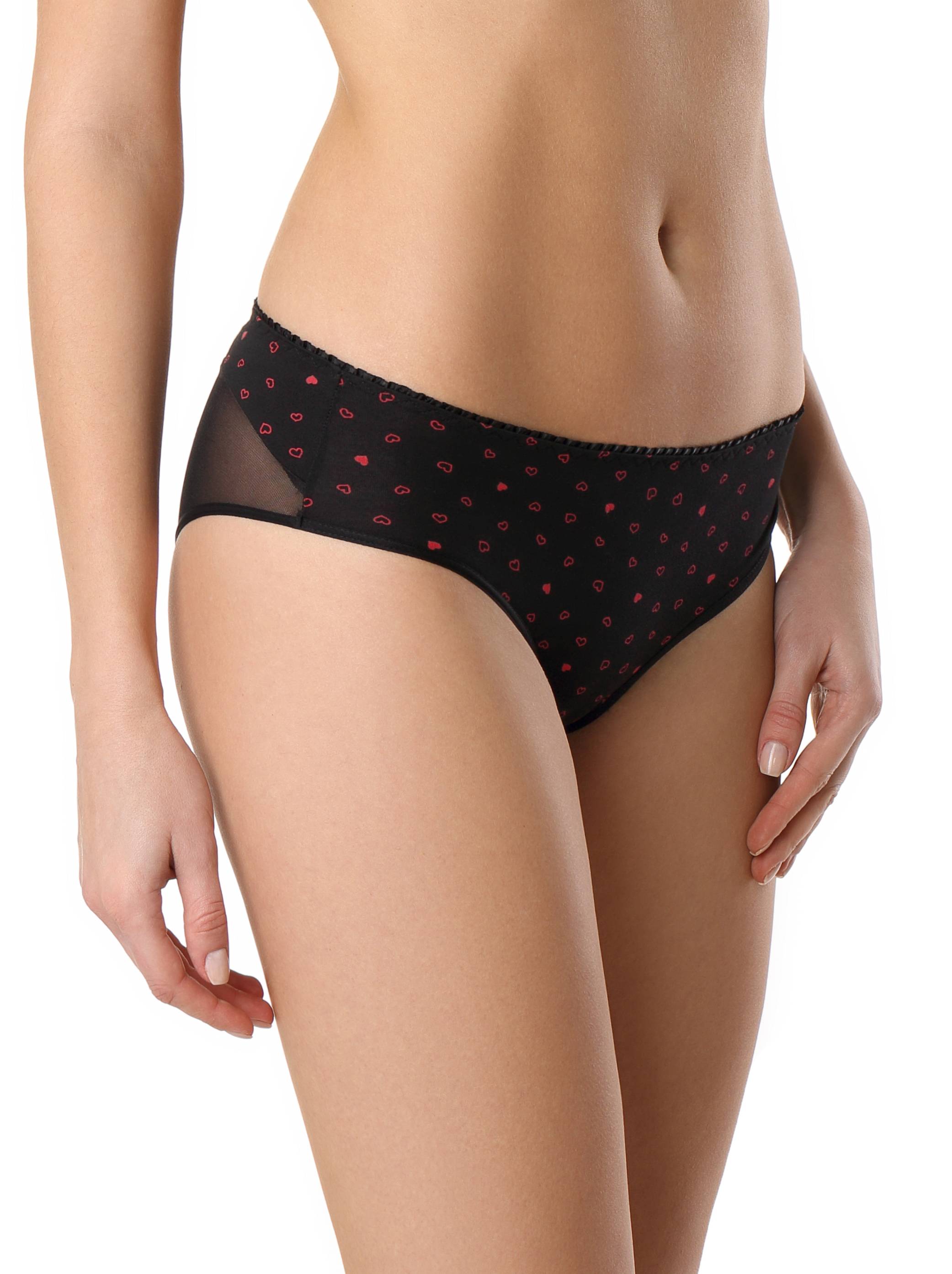 

Трусы женские ⭐️ Трусы "хипстер" TRU-LA-LA LHP 1013 (в коробке) ⭐️, Black
