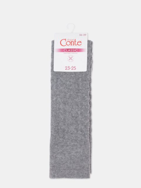 Гольфы из хлопка с ажурным рисунком - купить в интернет-магазине Conte