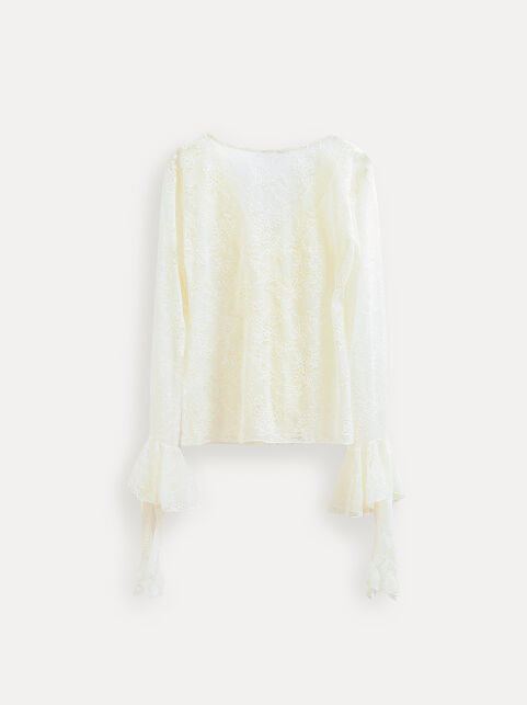 Блуза из кружева с рюшами LBL 3741 - купить в интернет-магазине Conte