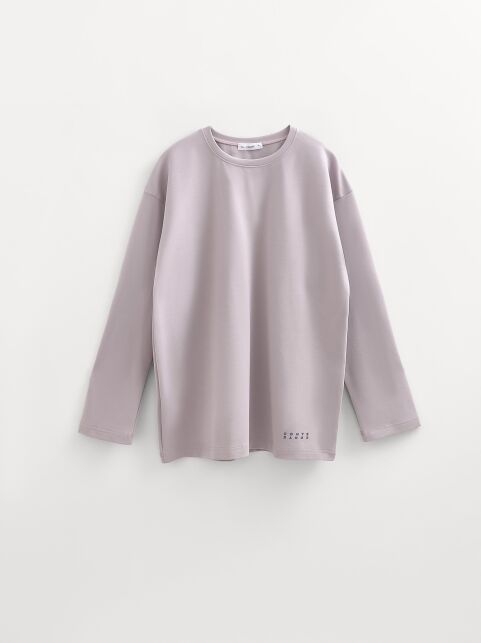 Лонгслив свободного кроя из хлопка LD 3142 Лонгслив свободного кроя из хлопка LD 3142 - купить в интернет-магазине Conte