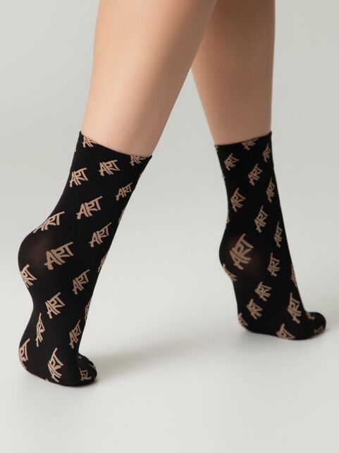 Плотные носки с рисунками «Art» - купить в интернет-магазине Conte