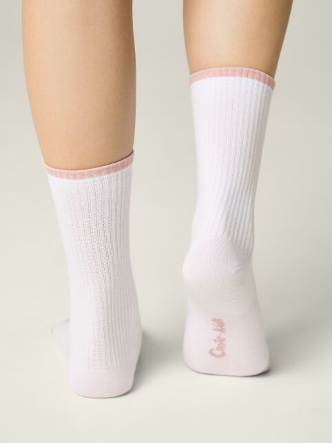 Удлиненные носки с яркой линией на резинке - купить в интернет-магазине Conte