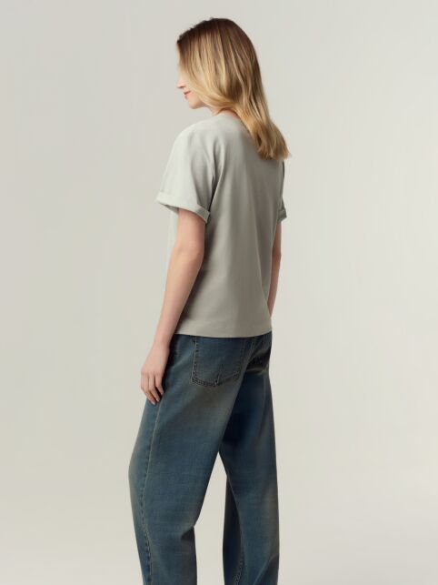 Футболка из хлопка с рисунком «Success is me destiny» LD 3029 - купить в интернет-магазине Conte