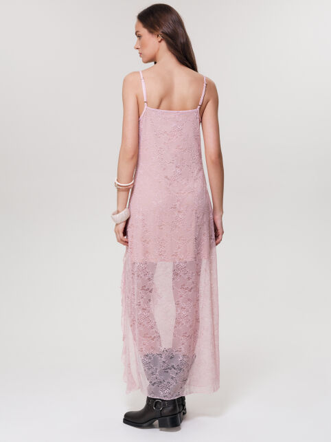 Платье-макси из кружева с фигурным разрезом LPL 3489 - купить в интернет-магазине Conte