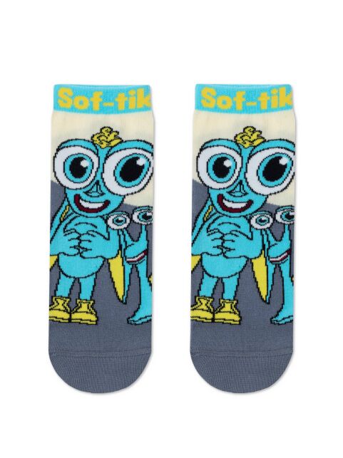 Хлопковые носки «Глазастики» Sof-tik - купить в интернет-магазине Conte