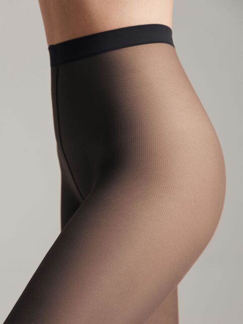 Матовые колготки женские с эффектом тюля TULLE Lycra® - купить в интернет-магазине Conte