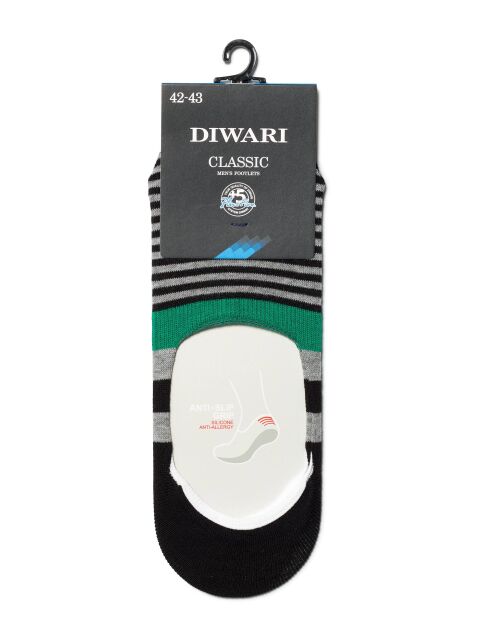 Хлопковые подследники в полоску CLASSIC - купить в интернет-магазине Conte