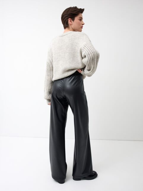 Джемпер умеренно свободного силуэта из пряжи с шерстью LDK 24137 - купить в интернет-магазине Conte