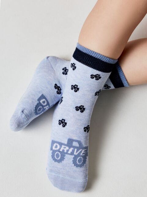 Хлопковые носки с рисунком “Drive” - купить в интернет-магазине Conte