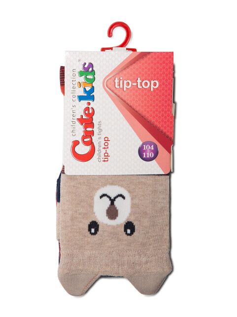 Колготки детские TIP-TOP Медвежата темно-синий красный Колготки детские TIP-TOP Медвежата темно-синий красный - купить в интернет-магазине Conte