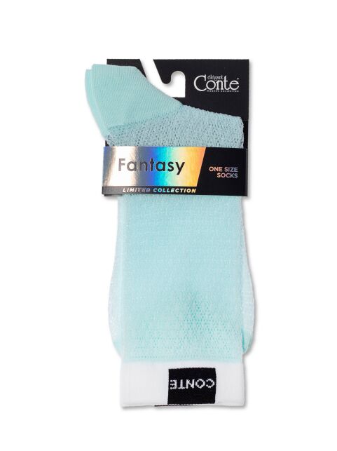 Удлиненные полупрозрачные носки с логотипом из лимитированной коллекции FANTASY - купить в интернет-магазине Conte