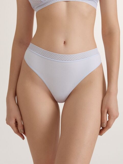 Трусы «бикини» из хлопка и кружева GOTIC LB 3005 - купить в интернет-магазине Conte