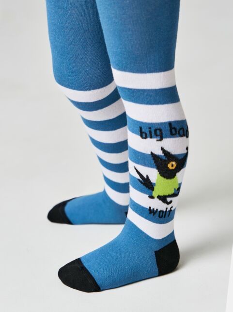 Хлопковые колготки с рисунком “Wolf” - купить в интернет-магазине Conte