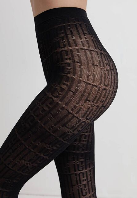 Колготки с рисунком «буквы» Art - купить в интернет-магазине Conte