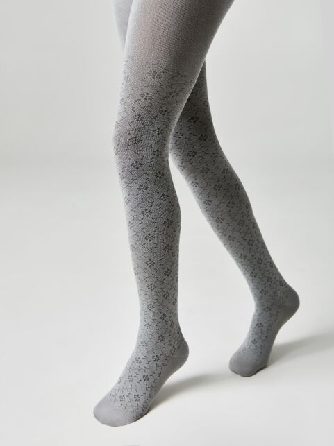 Колготки хлопковые детские TIP-TOP серый 413 - купить в интернет-магазине Conte