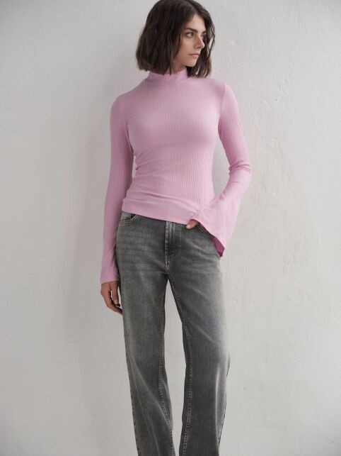 Джемпер в рубчик с расклешенными рукавами с разрезами LD 3241 - купить в интернет-магазине Conte