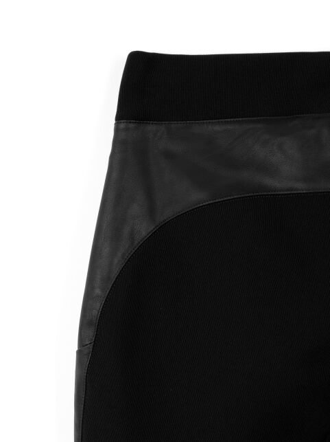 Ультрамодные леггинсы с лампасами из искусственной кожи DIVA (в пакете) - купить в интернет-магазине Conte