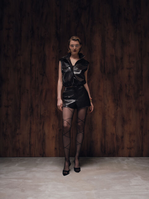 Колготки с имитацией шнуровки GEOMETRY - купить в интернет-магазине Conte