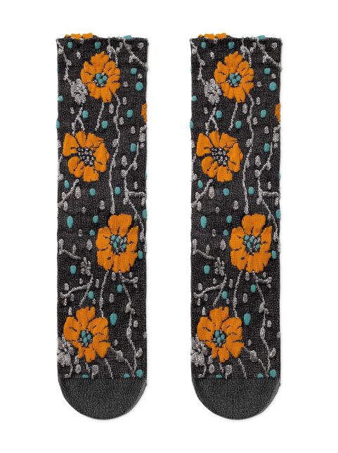 Носки FANTASY c цветочным рисунком из лимитированной коллекции - купить в интернет-магазине Conte