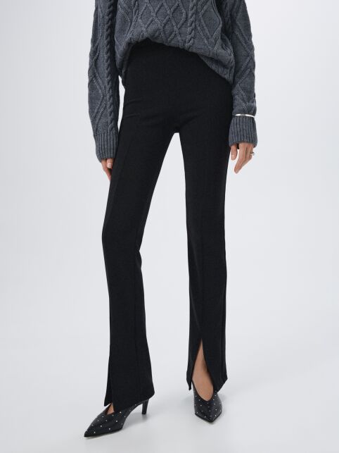 Брюки с высокой посадкой и разрезами по центру низа LBK 2505 - купить в интернет-магазине Conte