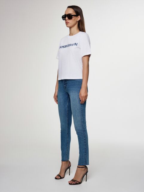 Джинсы skinny оксидной варки с необработанным краем CON-652 - купить в интернет-магазине Conte