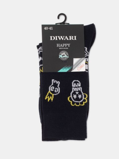 Хлопковые носки с рисунком «Skeleton» - купить в интернет-магазине Conte