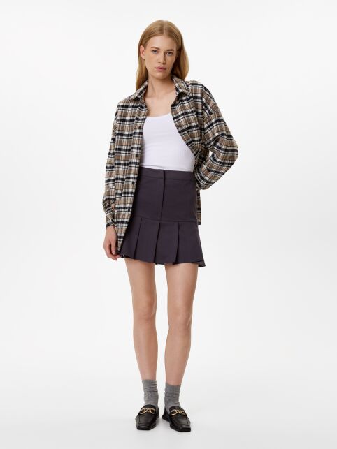 Юбка-mini из трикотажного полотна со складками LU 3221 - купить в интернет-магазине Conte