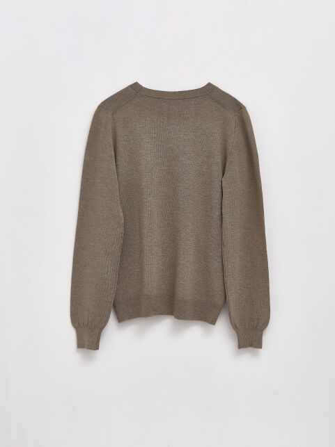 Базовый джемпер прямого силуэта из пряжи с вискозой LDK 278 - купить в интернет-магазине Conte