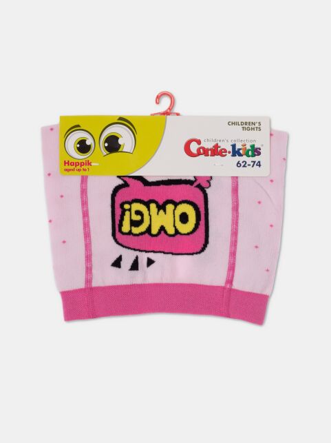 Хлопковые колготки с рисунком «OMG» - купить в интернет-магазине Conte
