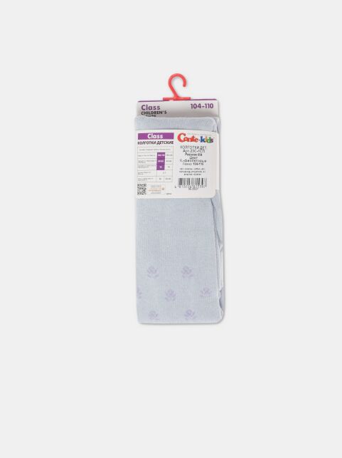 Хлопковые колготки с рисунком «цветы» - купить в интернет-магазине Conte