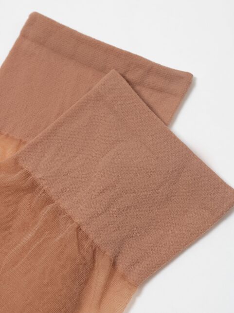 Тонкие эластичные женские гольфы TENSION SOFT 20 (1 пара в упаковке) цвет натурал - купить в интернет-магазине Conte